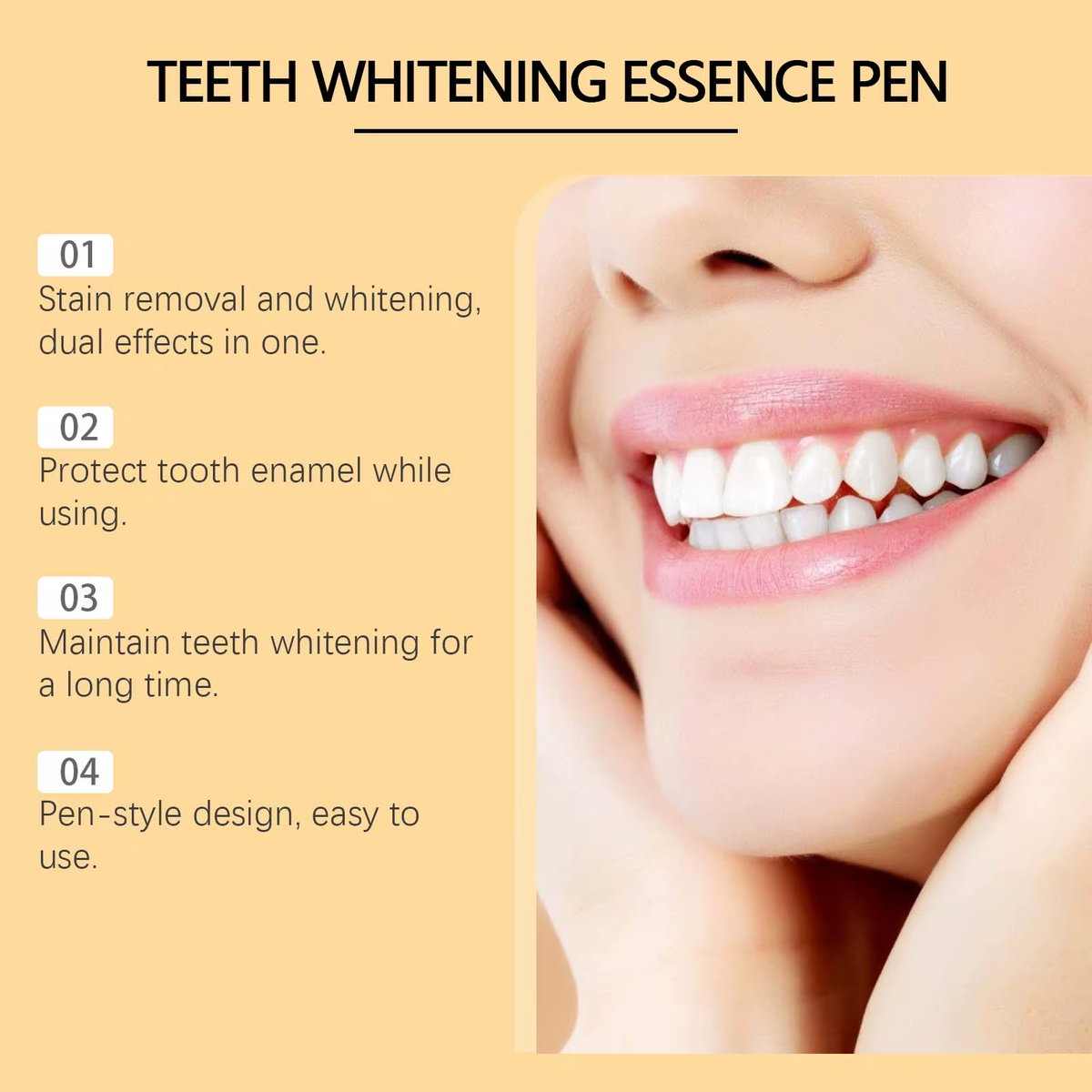 Teeth Whitening Essence Pen Remove Plaque and Tartar Clean Dental Oral Care Prevent Teeth from Rotting and Keep Fresh Breath